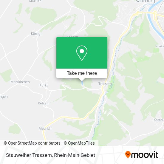 Карта Stauweiher Trassem