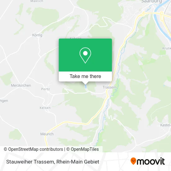 Карта Stauweiher Trassem