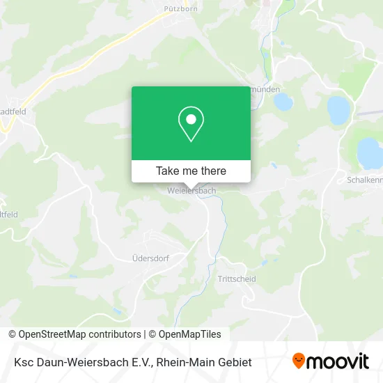 Карта Ksc Daun-Weiersbach E.V.