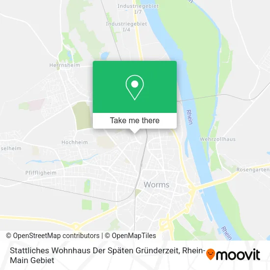 Карта Stattliches Wohnhaus Der Späten Gründerzeit