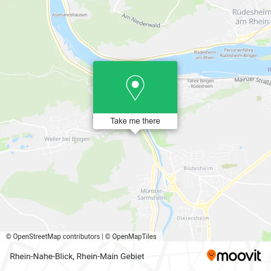 Карта Rhein-Nahe-Blick