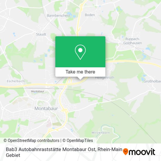 Карта Bab3 Autobahnraststätte Montabaur Ost