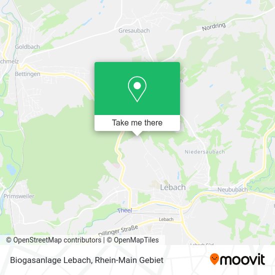 Карта Biogasanlage Lebach