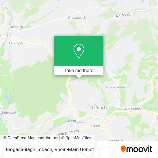 Карта Biogasanlage Lebach