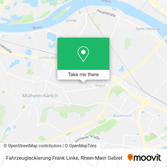 Карта Fahrzeuglackierung Frank Linke