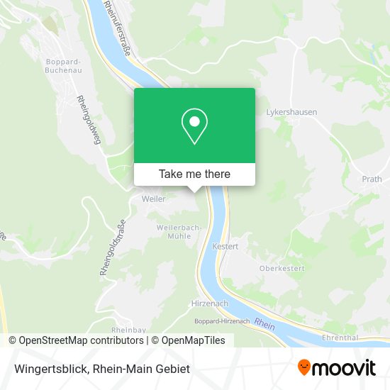 Wingertsblick map