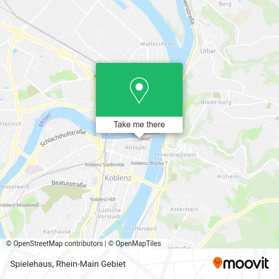 Карта Spielehaus