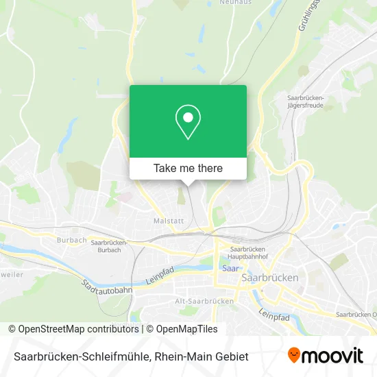 Карта Saarbrücken-Schleifmühle