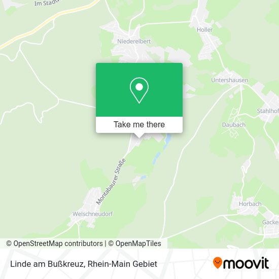 Карта Linde am Bußkreuz