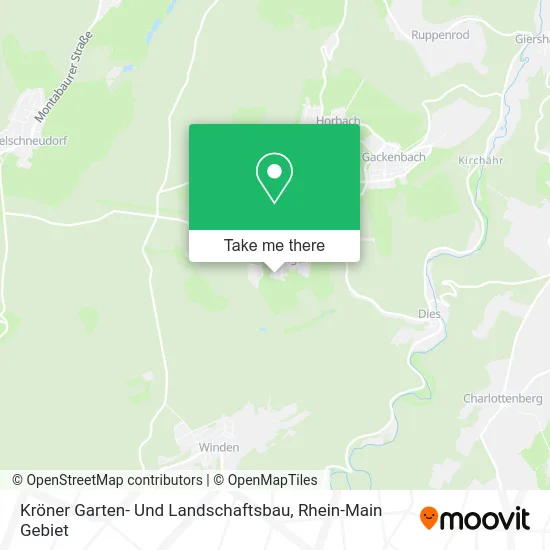 Карта Kröner Garten- Und Landschaftsbau