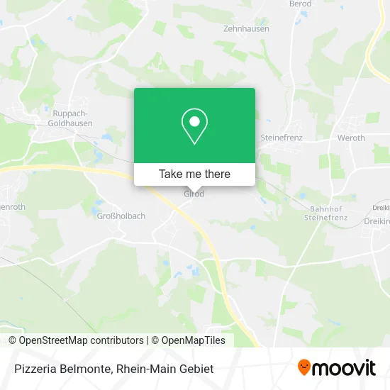 Карта Pizzeria Belmonte