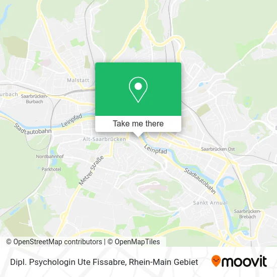 Dipl. Psychologin Ute Fissabre map