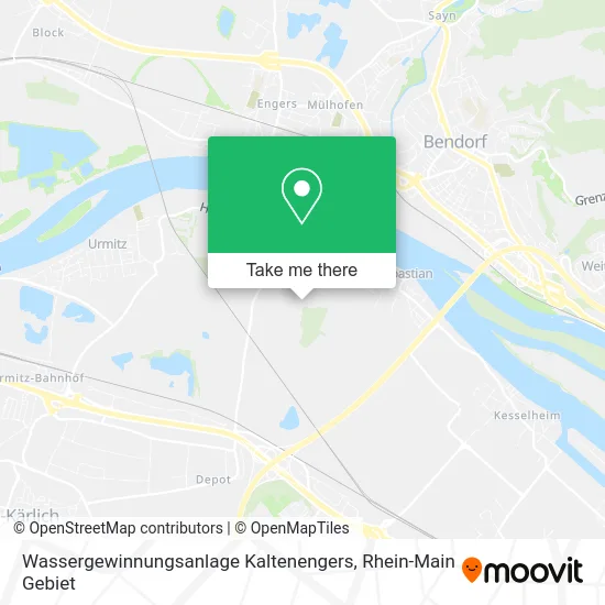 Карта Wassergewinnungsanlage Kaltenengers