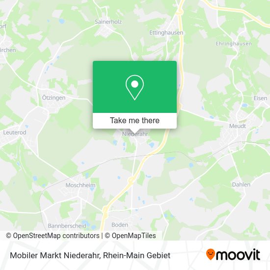 Карта Mobiler Markt Niederahr