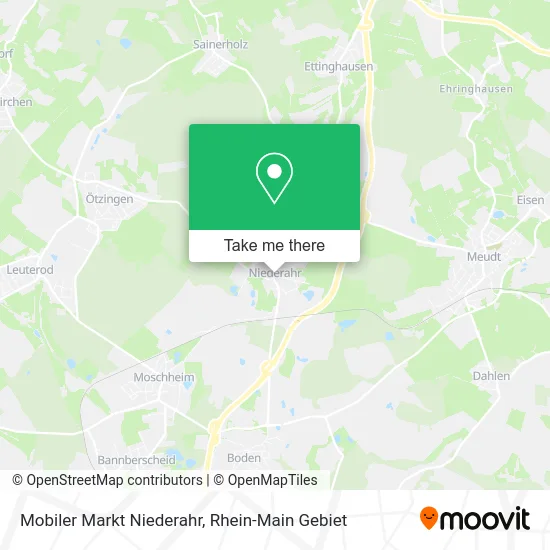 Карта Mobiler Markt Niederahr