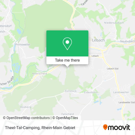 Карта Theel-Tal-Camping