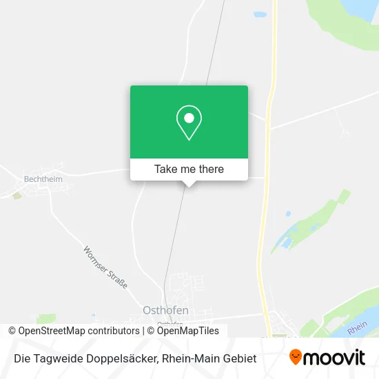 Карта Die Tagweide Doppelsäcker