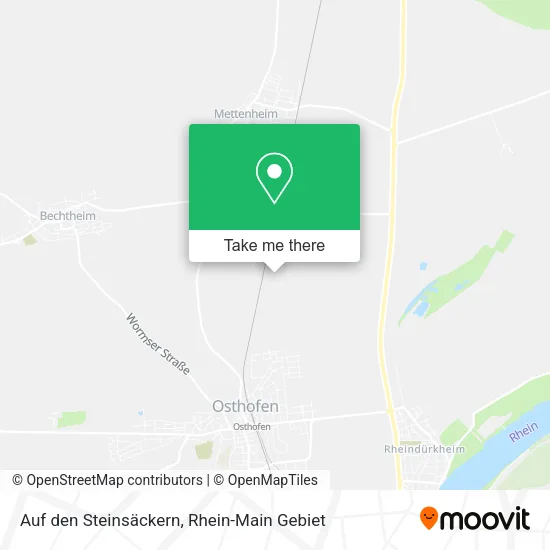 Карта Auf den Steinsäckern