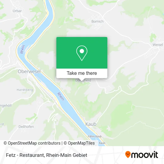 Карта Fetz - Restaurant