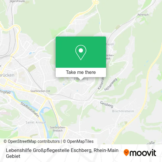 Карта Lebenshilfe Großpflegestelle Eschberg
