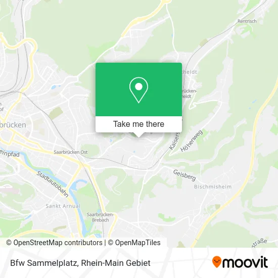 Карта Bfw Sammelplatz
