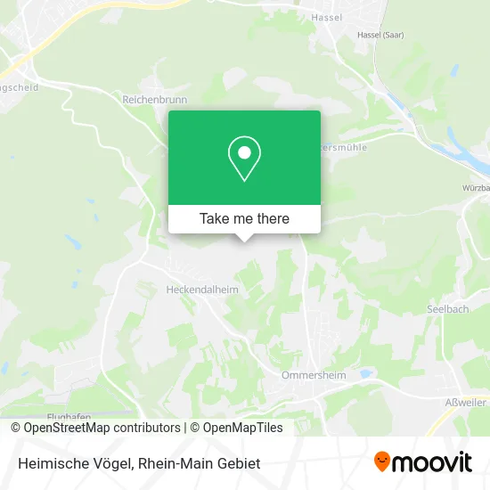 Карта Heimische Vögel