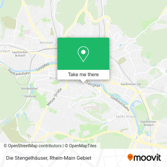 Карта Die Stengelhäuser