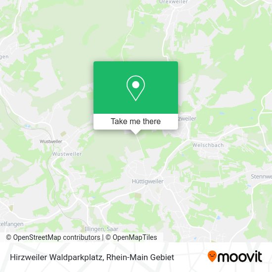 Карта Hirzweiler Waldparkplatz