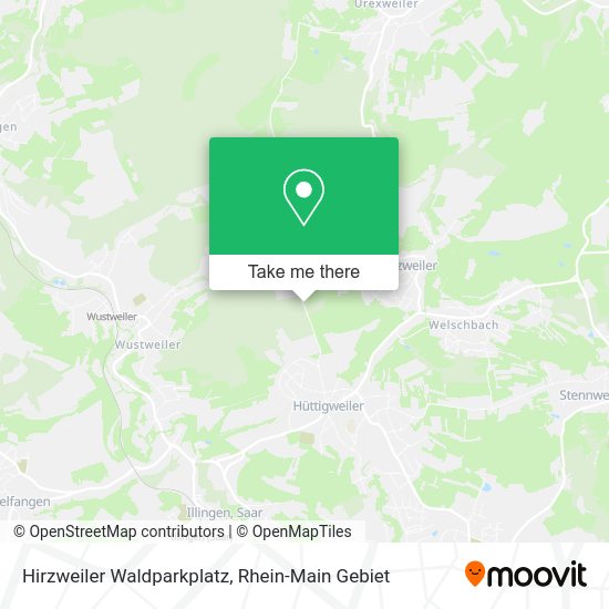 Карта Hirzweiler Waldparkplatz