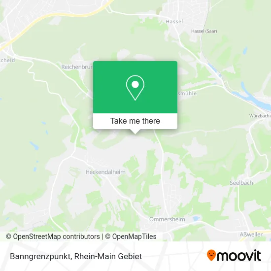 Карта Banngrenzpunkt