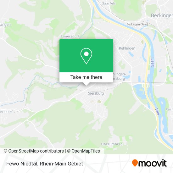 Карта Fewo Niedtal