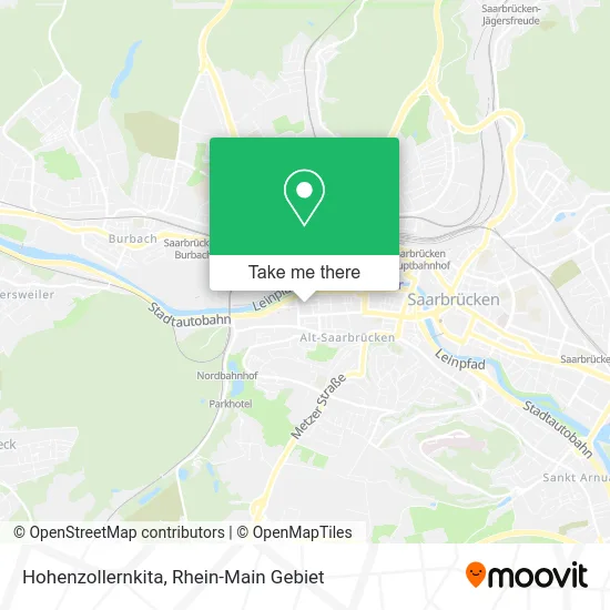 Карта Hohenzollernkita