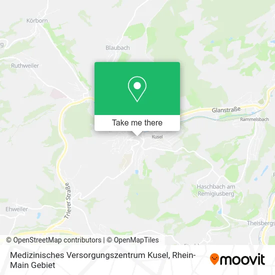 Карта Medizinisches Versorgungszentrum Kusel