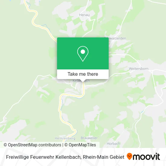 Карта Freiwillige Feuerwehr Kellenbach