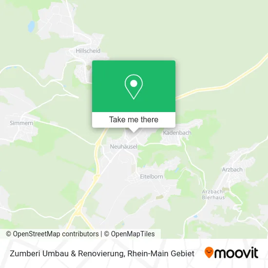 Карта Zumberi Umbau & Renovierung
