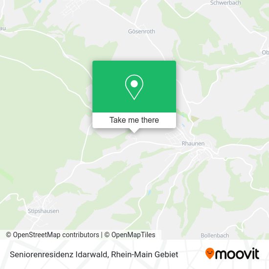 Карта Seniorenresidenz Idarwald