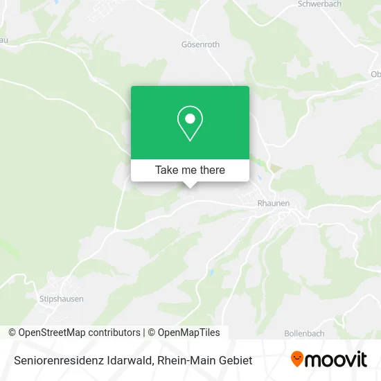 Карта Seniorenresidenz Idarwald