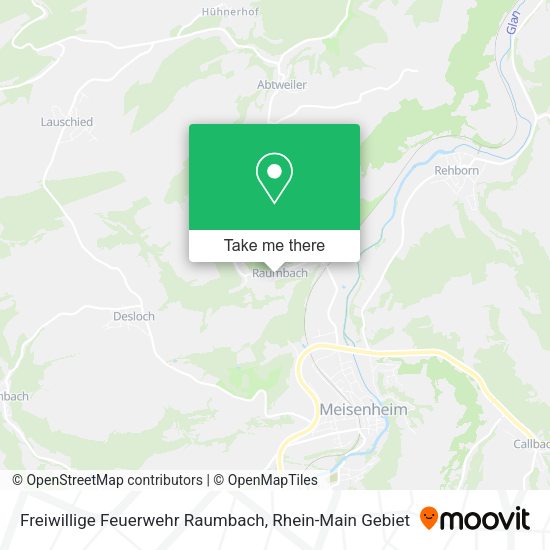 Карта Freiwillige Feuerwehr Raumbach
