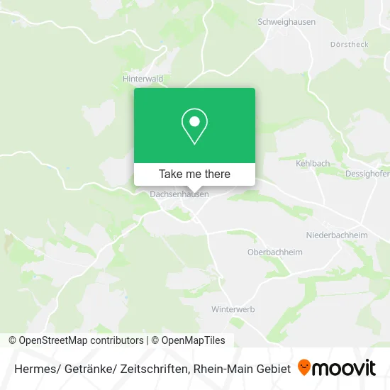 Карта Hermes/ Getränke/ Zeitschriften