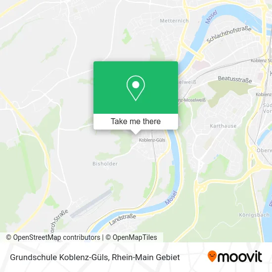 Карта Grundschule Koblenz-Güls