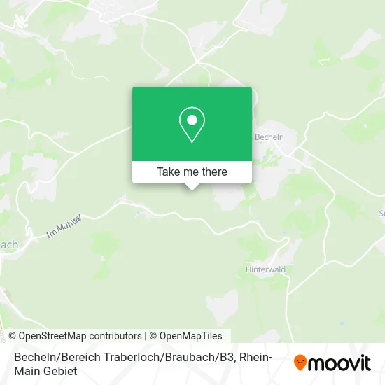 Карта Becheln / Bereich Traberloch / Braubach / B3