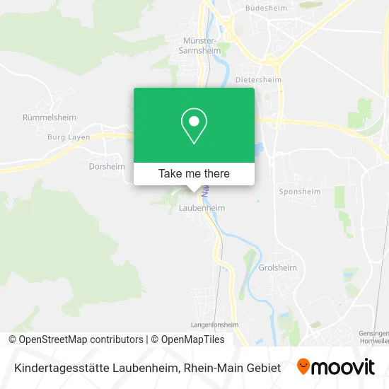 Карта Kindertagesstätte Laubenheim