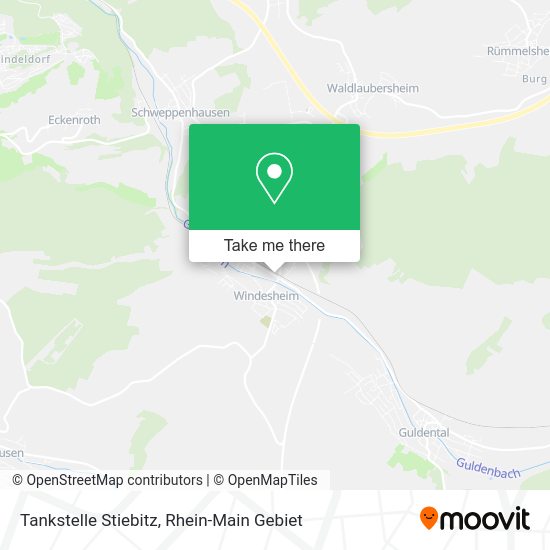 Карта Tankstelle Stiebitz