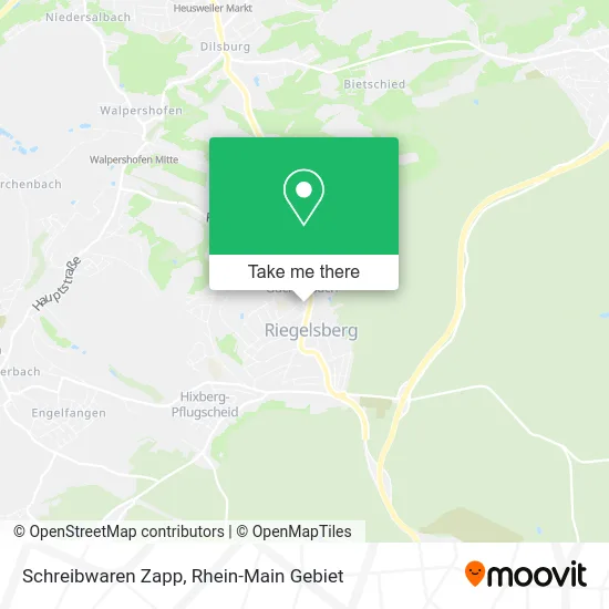 Карта Schreibwaren Zapp