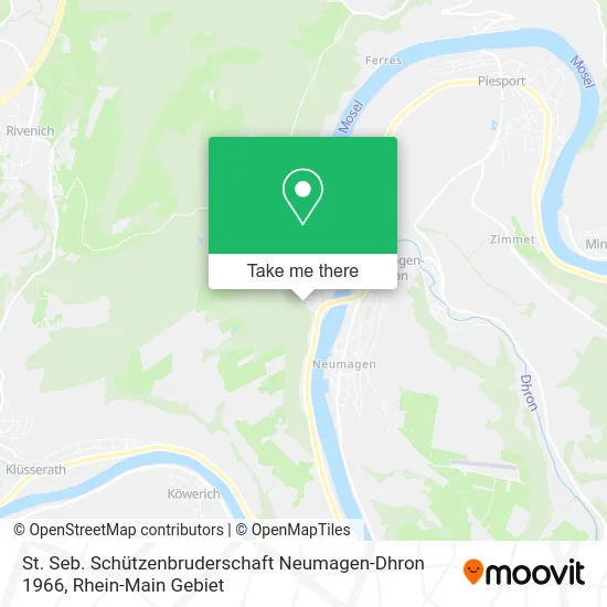 Карта St. Seb. Schützenbruderschaft Neumagen-Dhron 1966