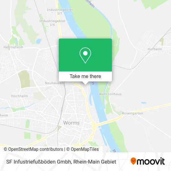 Карта SF Infustriefußböden Gmbh