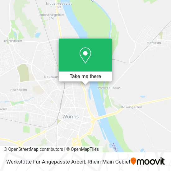 Карта Werkstätte Für Angepasste Arbeit