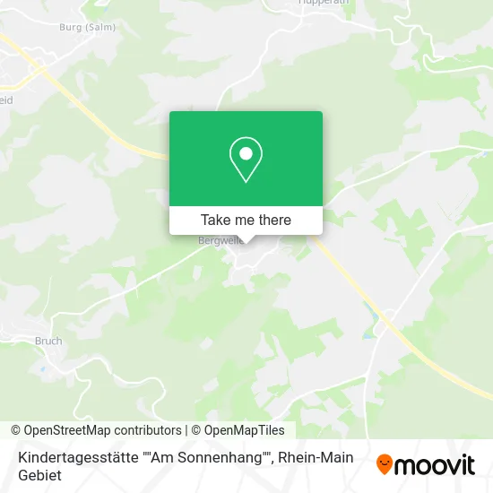 Карта Kindertagesstätte ""Am Sonnenhang""