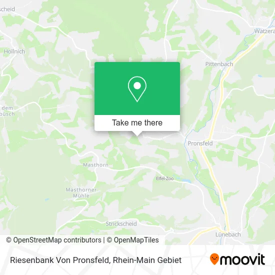 Карта Riesenbank Von Pronsfeld