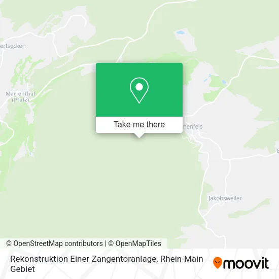 Карта Rekonstruktion Einer Zangentoranlage